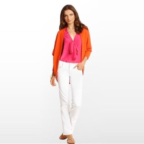 Lilly Pulitzer Cabrina Open Front Pointelle Knit Cardigan Sweater XS/S - Picture 2 of 14